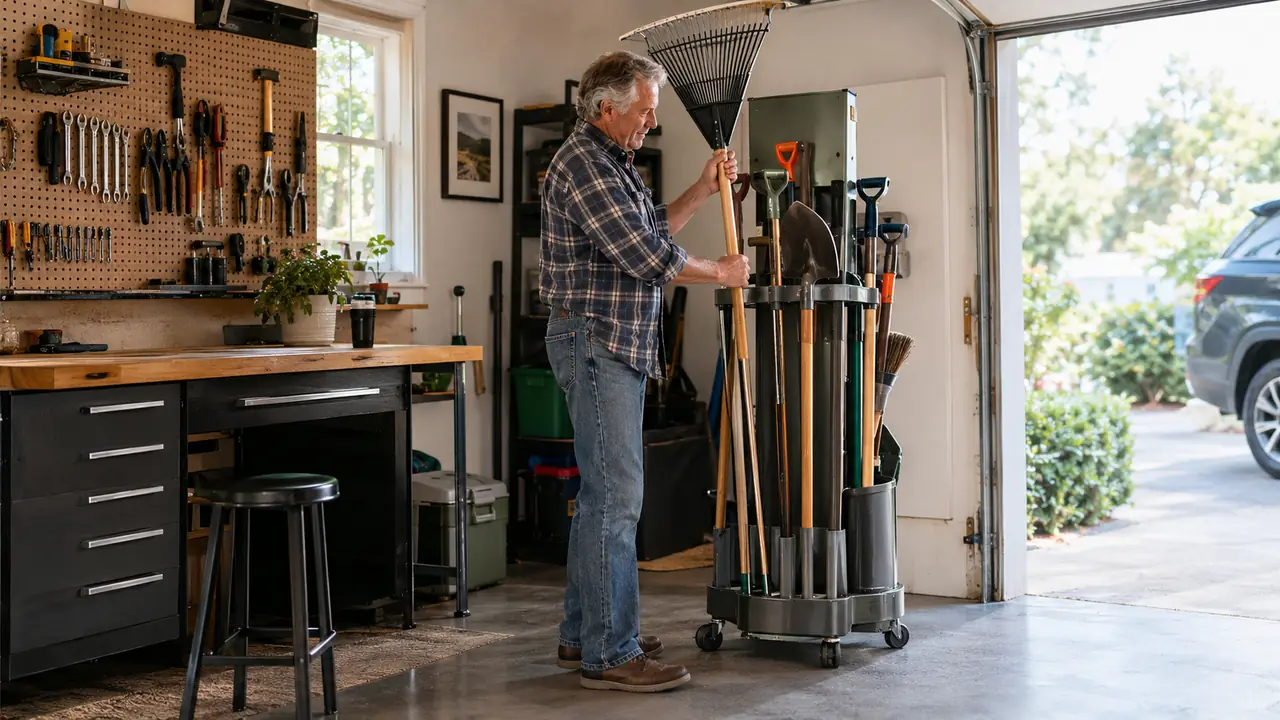 DAOUTIME Rolling Garden Tool Tower: An Honest Look at the Pros and Cons