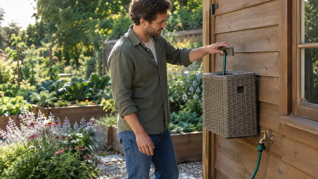 How to Tame A tangled garden hose with the Suncast Hose Hideaway