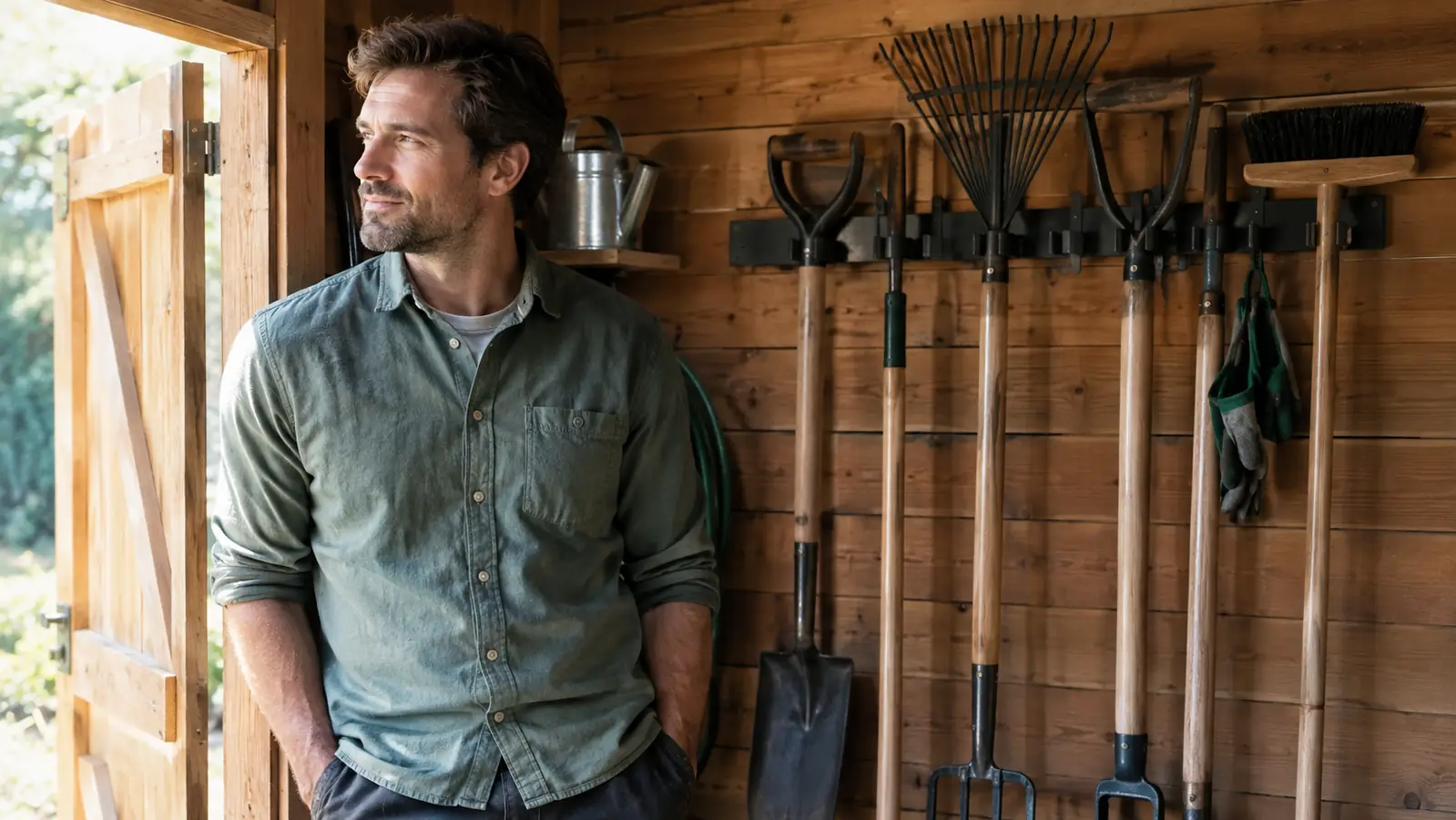 How to Tame Long-handle garden tools with the TVKB Wall-Mount Garden Tool Rack