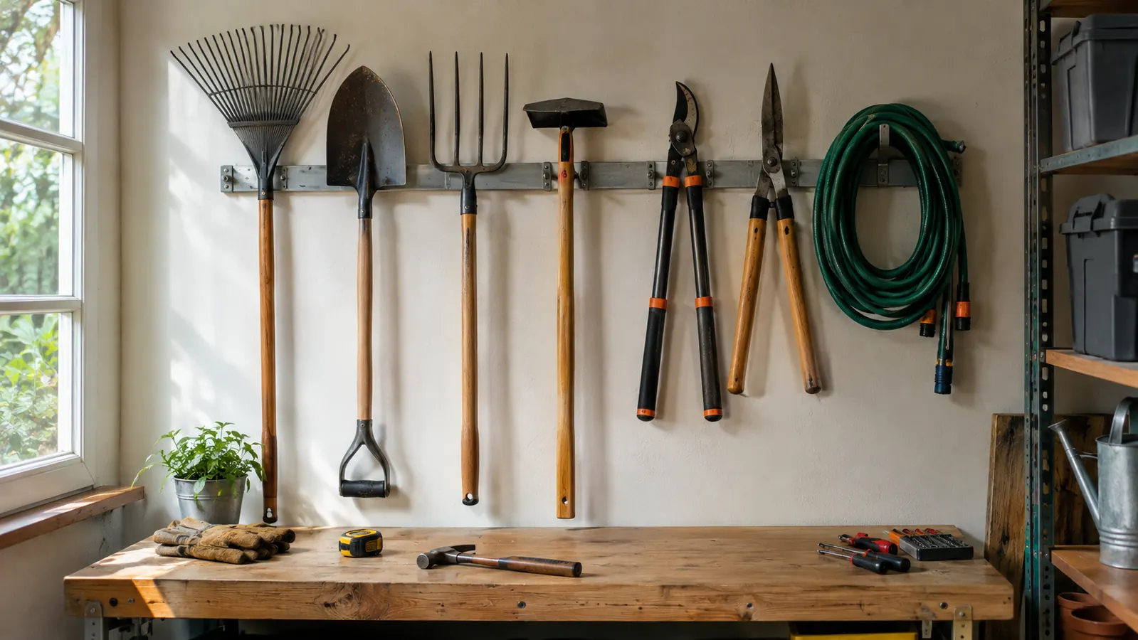 TVKB Wall-Mount Garden Tool Rack: An Honest Look at the Pros and Cons
